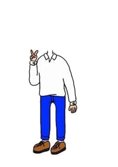 韩国大头贴无头换头搞怪身体照片装饰表情包 png透明免抠图片素材