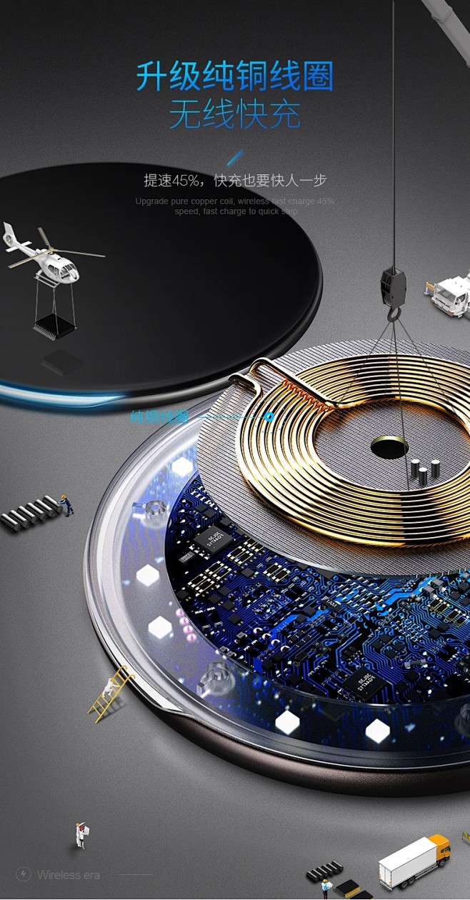 第一卫 苹果X无线充电器iPhone X\/8plus手机1