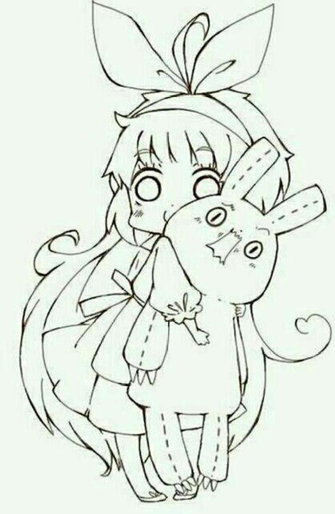 橡皮章图纸动漫q版人物