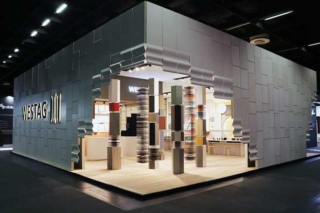 会的展位 | dwa-建e室内设计网-设计案例展会模型干净12138同采自www