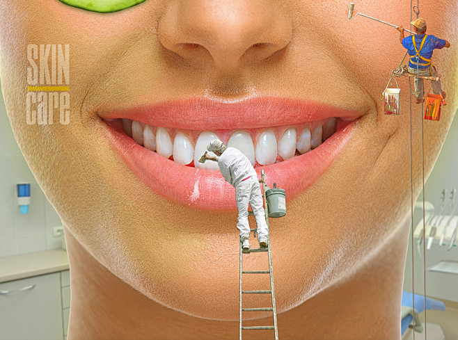 西方经典商业平面广告设计创意美妆平面广告创意合成广告欧美创意广告