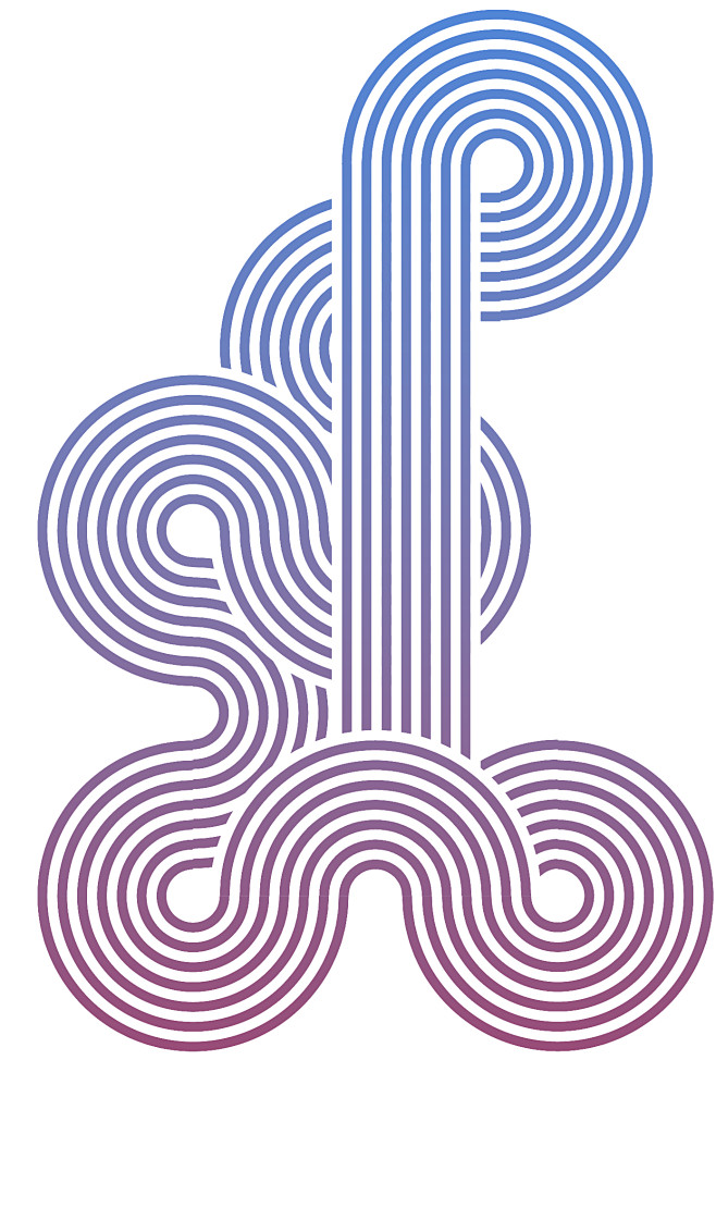 用ai制作线性条纹几何艺术图案设计之家