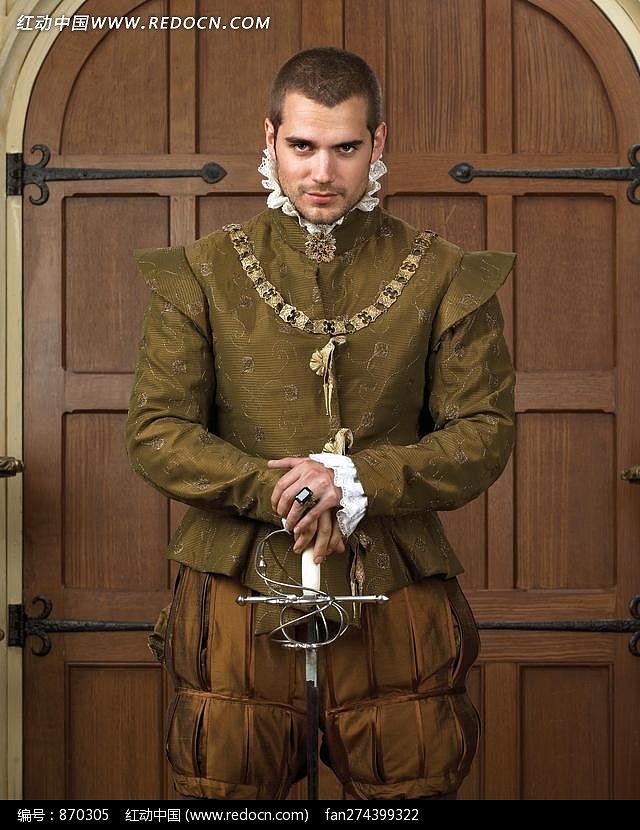关键词中世纪古典欧州服装贵族人物武士男性