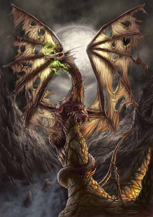 50个凶猛的龙cg插画欣赏采集大赛