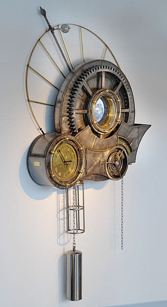 蒸汽朋克挂钟clockworkuniversesculptureatquestacon