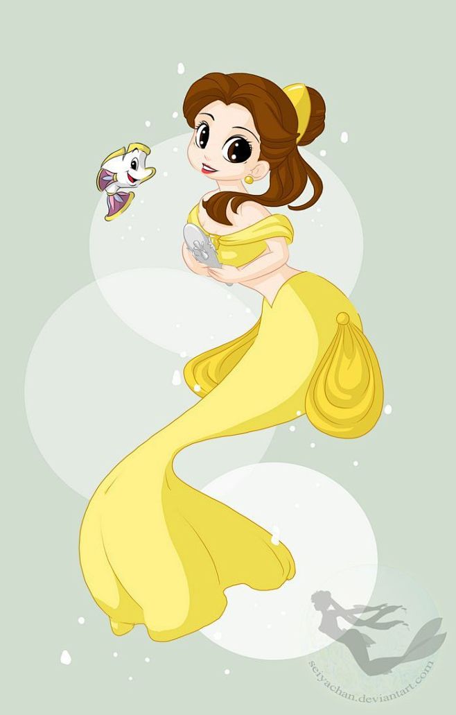 美人鱼动漫卡通唯美