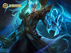 白_夜采集到王者荣耀人设壁纸