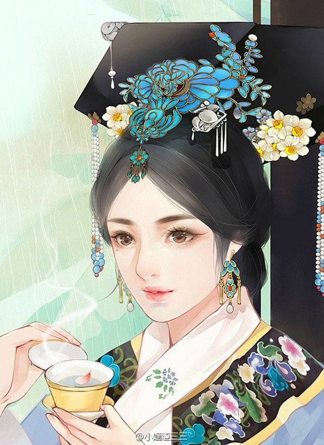 41:52「 作者 小媜渣三三 」〔手绘〕茶三三°摔跤的刘软同采自www