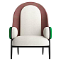 ‘MOON-B', a Contemporary Armchair with a Vintage Twist in Limited Edition 1