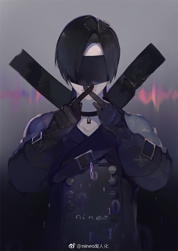 抒发一下对寄叶s型的执念脑子里另外有一些9s2b的构图以后再单独发