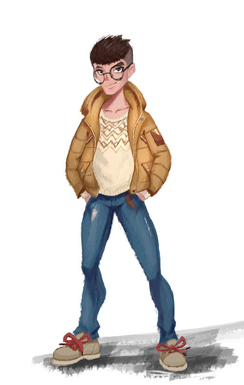 现代欧美卡通q版