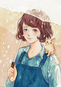Fjiaxin采集到水彩人物