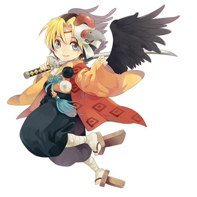 哉基基棋魂日本妖怪设定的乌天狗光和猫又亮w