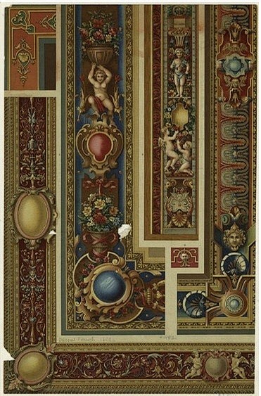 洛可可时期风格纹样