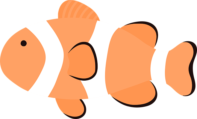 珊瑚鱼夏日卡通元素png免抠图