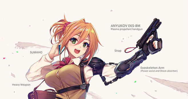 强化后也是美少女79深井凉介描绘的armsnote的世界