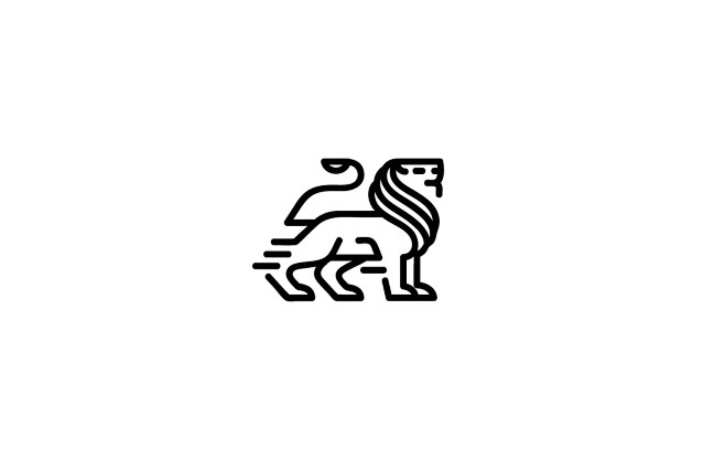 法国设计师martignymatthieu黑白风格的动物logo设计作品
