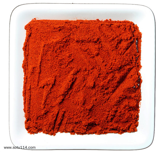 红色粉末散装辣椒粉调味料