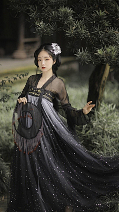 陆墨清采集到人像(汉服古装)