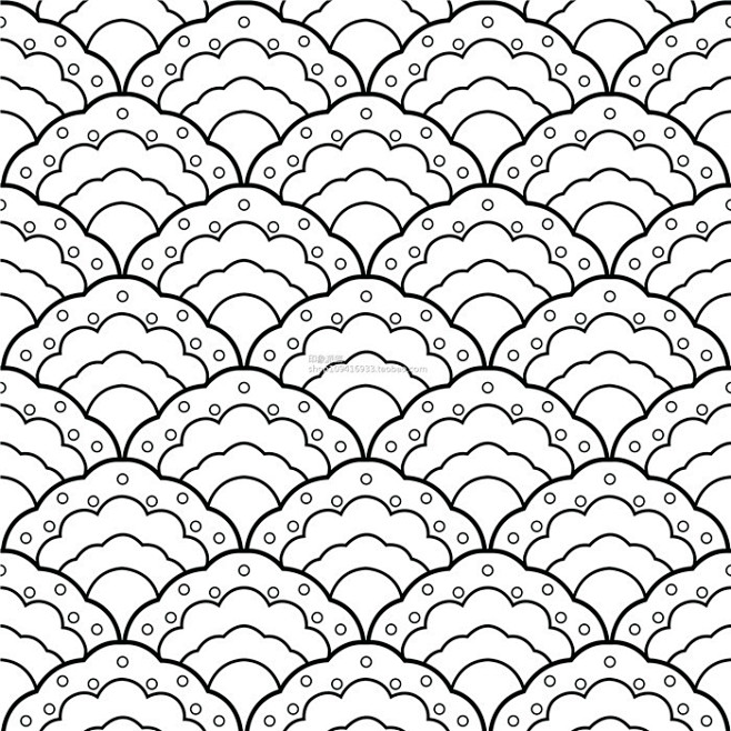 矢量设计素材日式传统日本几何纹样纹理四方连续背景eps格式25p淘宝网