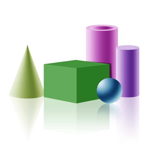 绘制彩色几何体