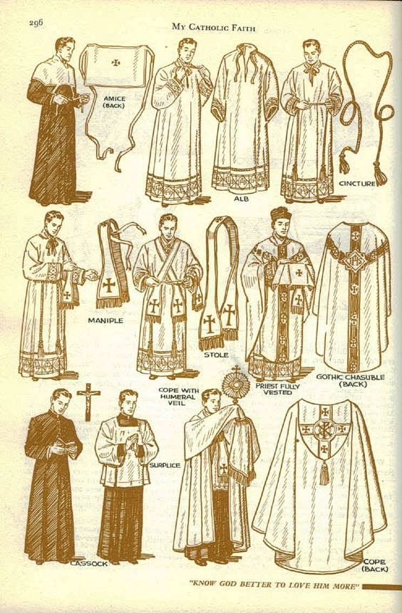 中世纪服饰描写图片