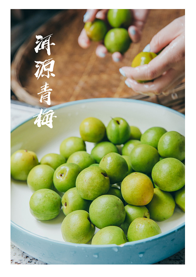 沐春膳新鲜青梅果大理洱源酸梅现摘泡酒5斤装包邮淘宝网