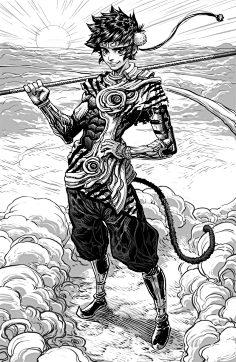 Crow鸦采集到线稿