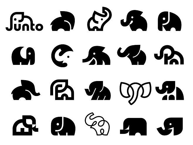 大象做logo含义图片