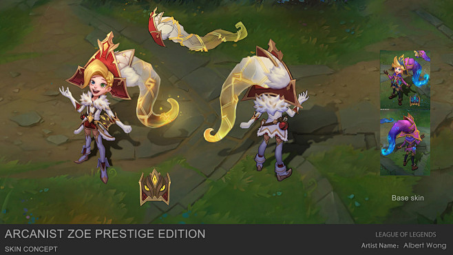 奥术师佐伊至臻albertwong画作