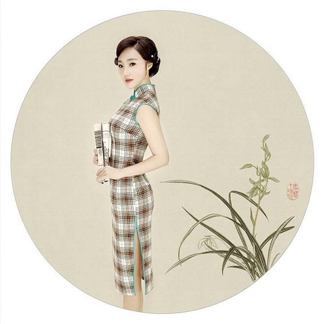 画意旗袍兰茜查查362