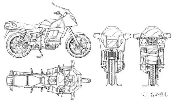 摩托车3d透视结构图以及结构图纸牛摩网