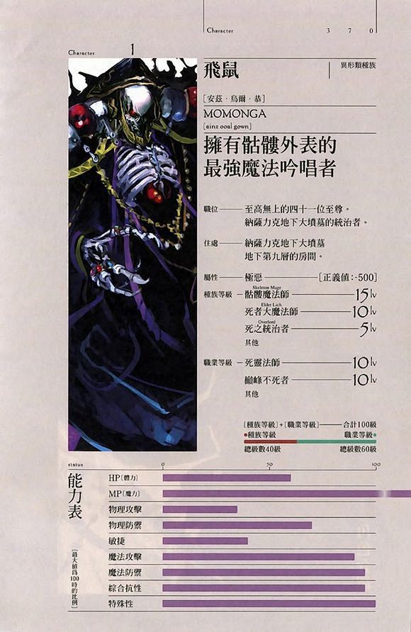 overlord小说插图及人物设定含少量剧透bilibili吧百度贴吧