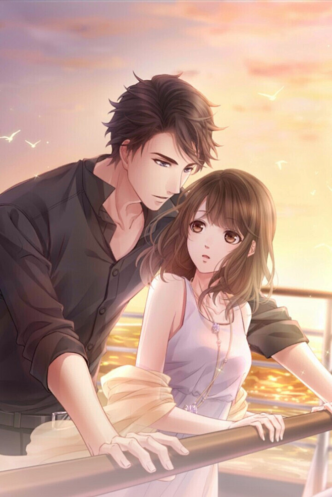 超好看的情侣可做头像的恋爱游戏恋与制作人情侣cg美图套图4