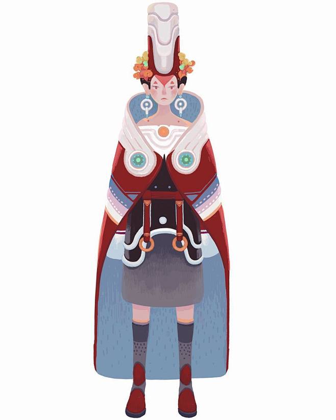 插画-人物篇nicococo-le同采自www.instagram.