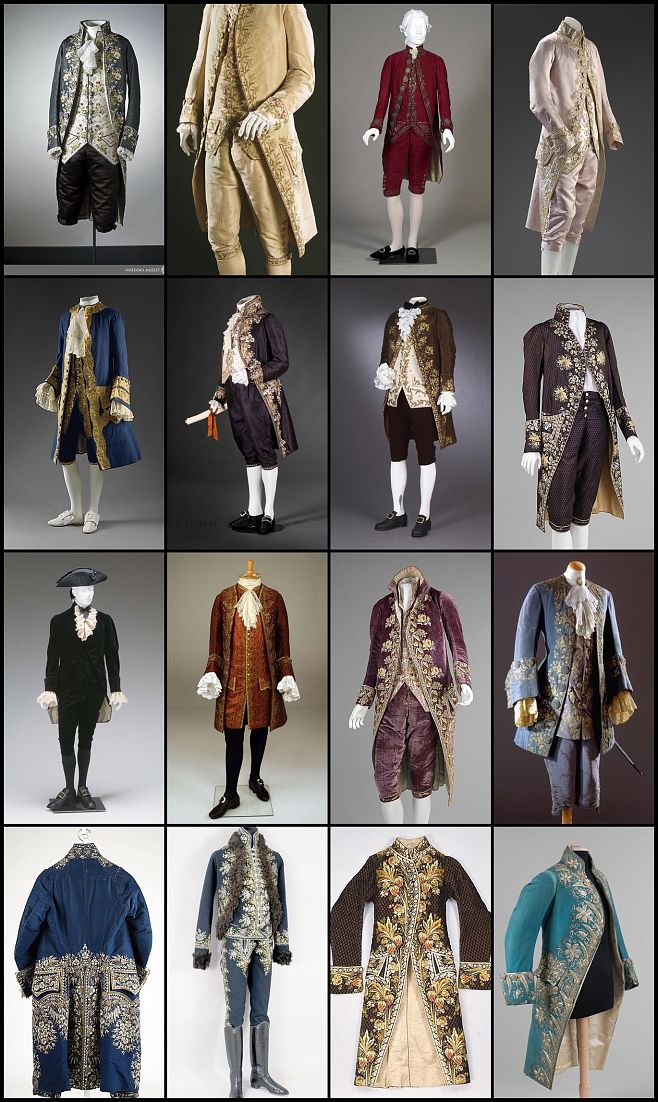 男欧美维多利亚18世纪的绅士服装