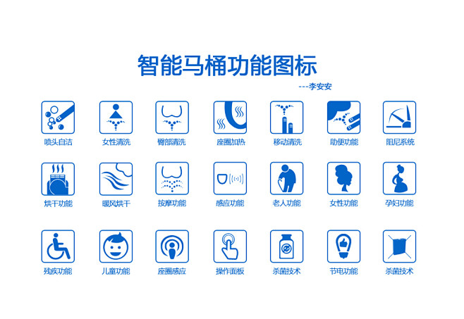 智能马桶手动冲水图标图片