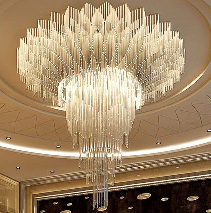 厂家定制工程灯酒店大堂吊灯晏会厅水晶灯别墅客厅灯售楼部沙盘灯