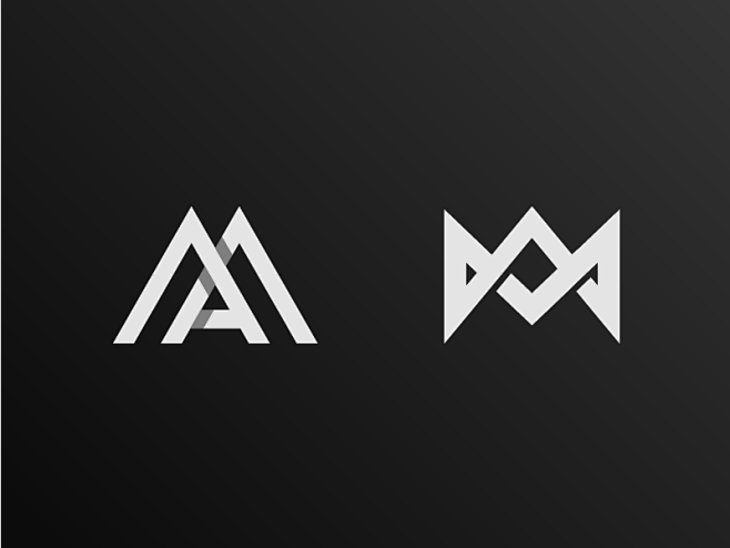 m-花瓣网|陪你做生活的设计师 | logo letters letter icon design