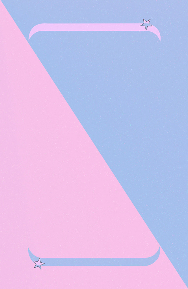 蓝粉冒星星的背景图