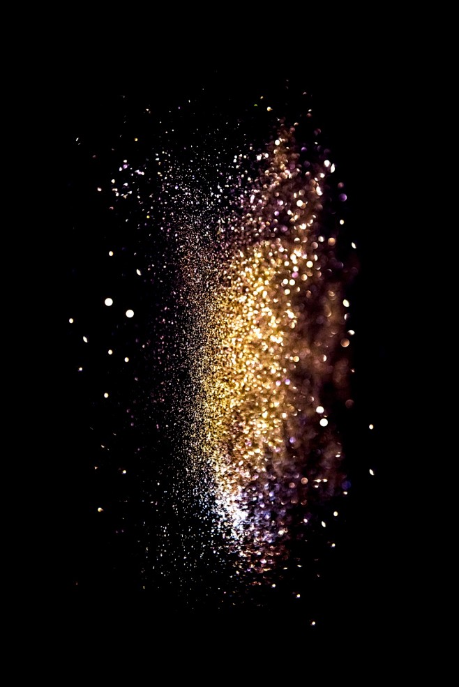 唯美彩色粒子背景素材光斑闪亮光效图片打散飞溅颗粒效果背景