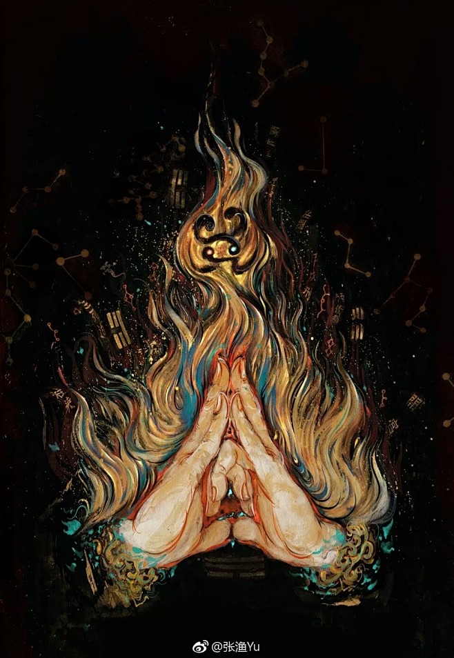 奇门遁甲 手绘海报系列