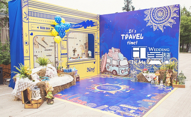 合影墙 拍照墙 打卡点 互动拍照 网红打卡 (525)