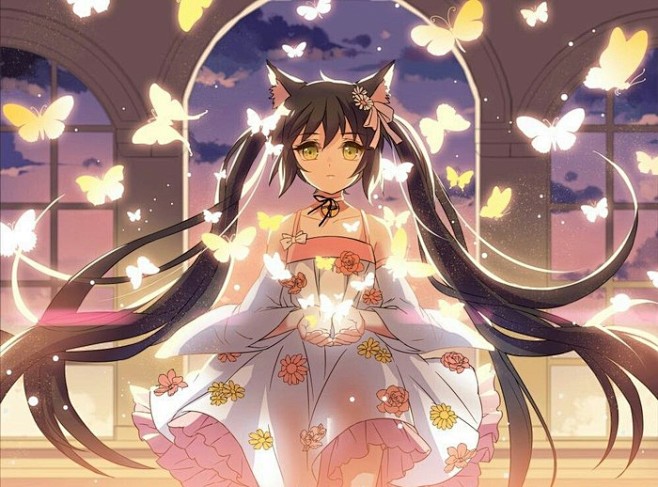 知音漫客都市喵奇谭夜瞳国漫电脑壁纸