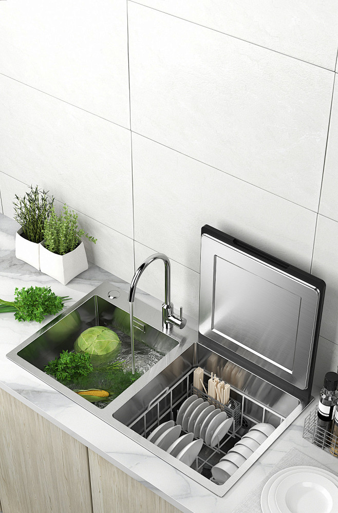 水槽洗碗机