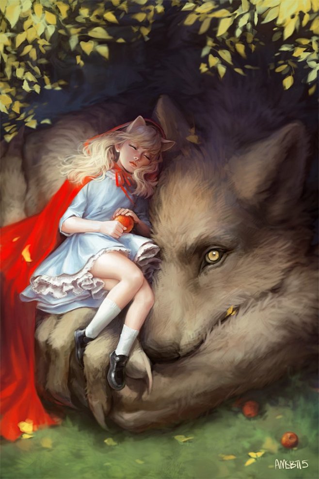 redwolfamandaschankanotheroriginaltakeonredridinghood