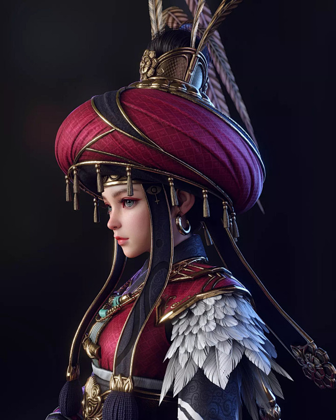 韩国3d艺术家sunghyunyun作品欣赏第二弹7pcg角色微元素element3dscom