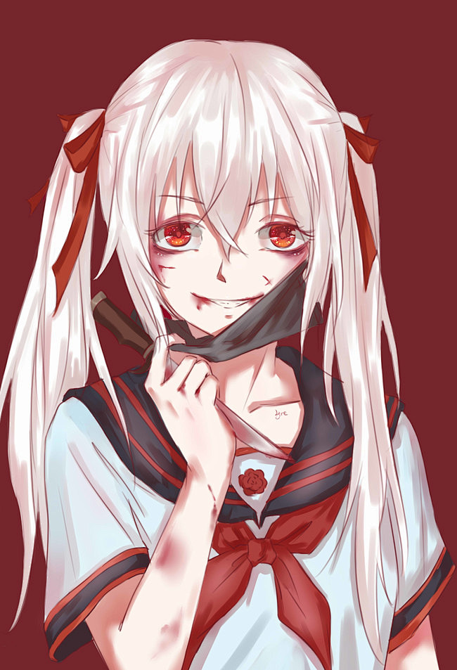 黑化病娇二次元少女