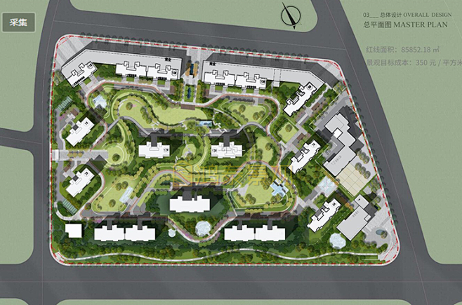 网红地产园林景观住宅小区规划大区景观设计方案精选文本合集参考淘宝