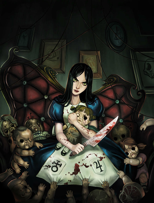 爱丽丝疯狂回归临摹练习